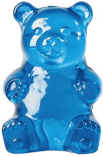 Blue gummy
